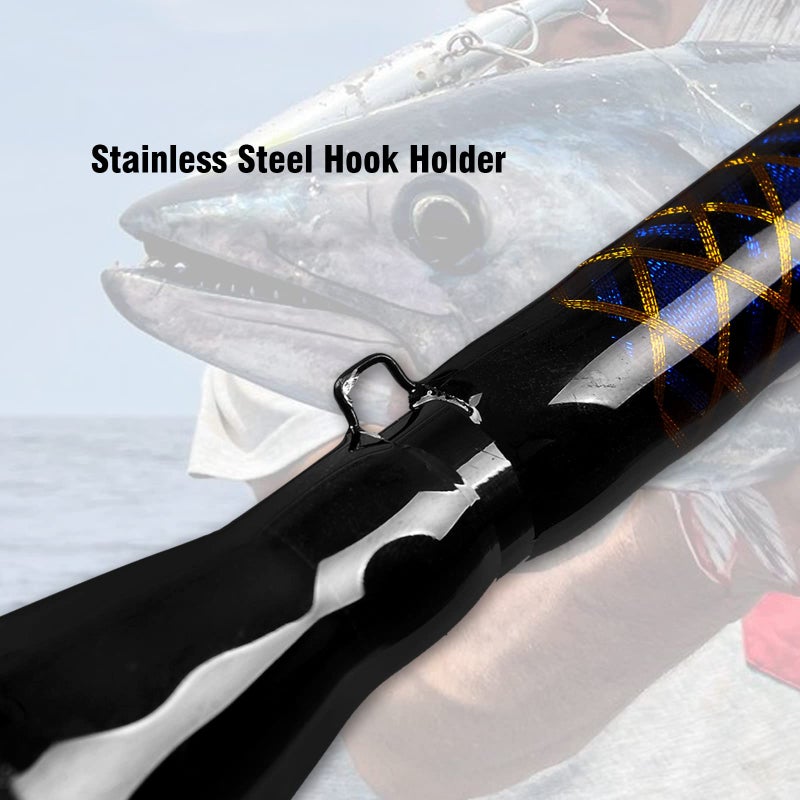 Fiblink 1-Piece Conventional Boat Rod Saltwater Offshore Graphite Spinning Fishing Rod(6 Feet, 30-50 lb/50-80 lb/80-120 lb) (80-120-Pound) - Image 5